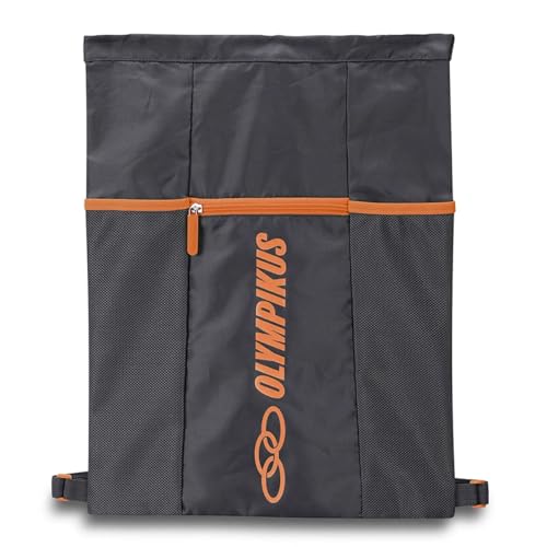 Mochila Gym Sack Olympikus cinza/laranja