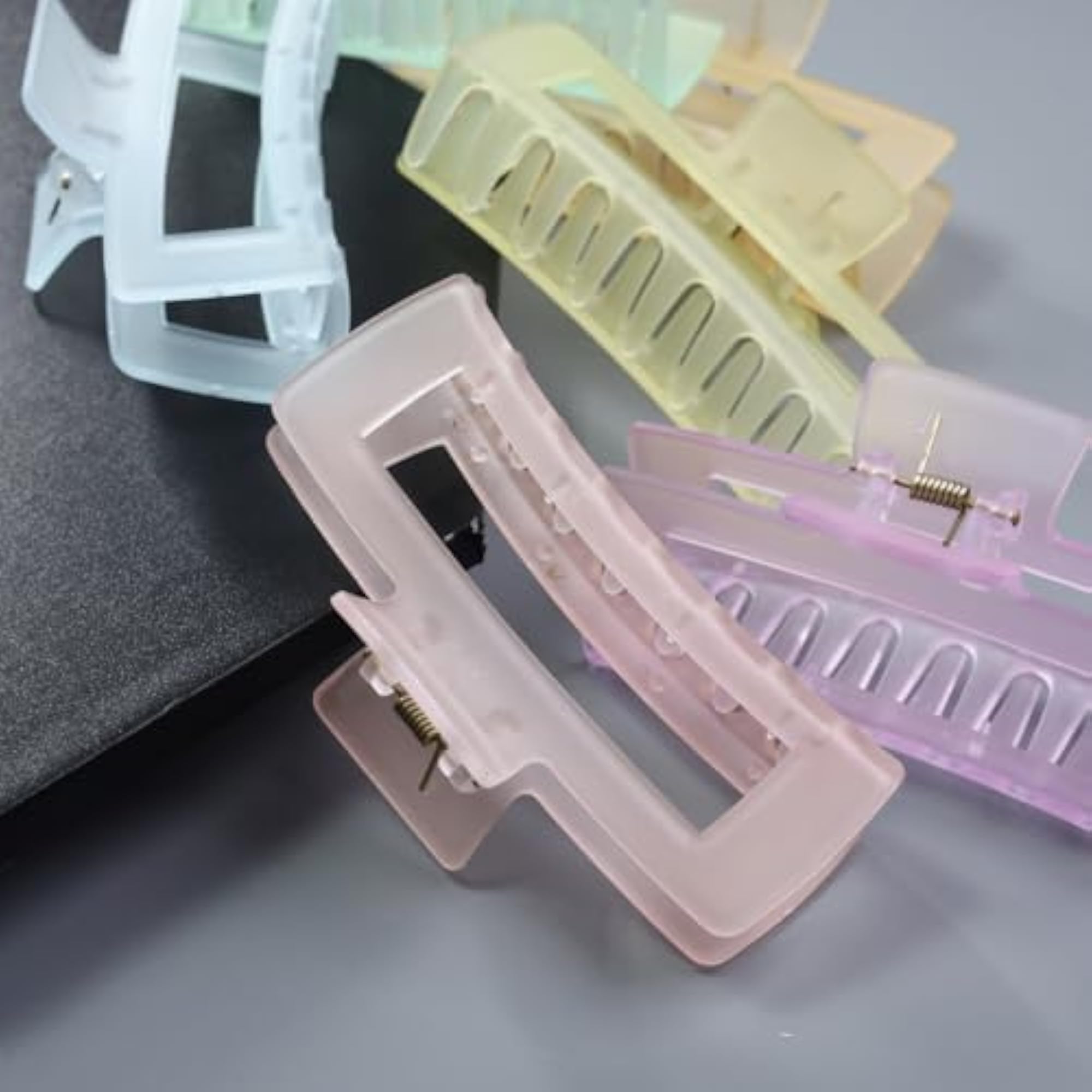 6 Pcs Strong Hold Hair Claw Clips Set for Women, Stylish Accessories