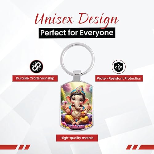 Image of Premium Printed Metal Keychain for Men & Women | High-Definition Artwork Print | Durable Key Ring for Car, Bike, Home & Office Keys | Stylish Decorative Key Holder Gift