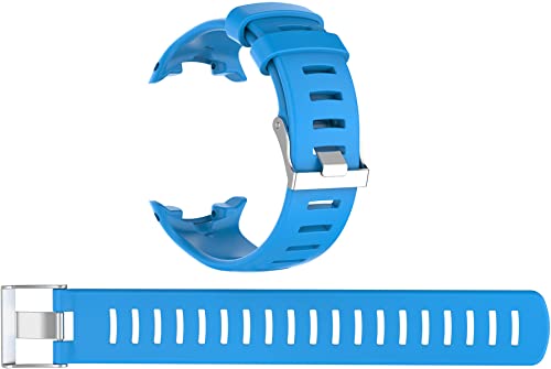 Shieranlee D4i strap,Sports Watch Silicone Band Strap Compatible with Suunto D4 / D4i / D4i Novo, sky - Image 2
