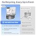 Potaroma Smart Wireless Pet Water Fountain, No Filter, 3.5L Large Capacity, Rechargeable Automatic Water Dispenser for Cats and Small Dogs, Wastewater Separation Always Fresh Water