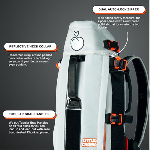 The-Maxine-One-Small-Dog-Carrier-by-Little-Chonk-Dog-Backpack-Carrier-for-Small-Sized-Breeds-Adjustable-Front-Facing-Pet-Carrier-for-Travel-Dog-Hiking-Backpack-Chonkcrete-Gray The Maxine One Small Dog Carrier by Little Chonk Dog Backpack Carrier for Small Sized Breeds Adjustable Front Facing Pet Carrier for Travel Dog Hiking Backpack Chonkcrete Gray