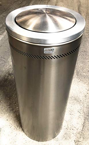 CORBEILLE DE PRESTIGE ADENA 70 litres inox poli 300x750 environ