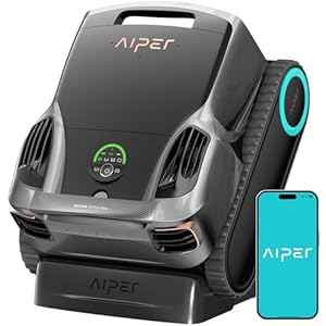 AIPER Scuba X1 Pro Max Poolroboter Boden und Wand, 360° Mapping, Adaptive Routenplanung, Wasserlinie, 32000 LPH Leistung, All-in-One Poolreiniger Akku für alle Eingelassenen Pools bis zu 300 ㎡
