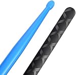5A Poignées antidérapantes Poignets de tambour pour adultes Instrument de musique Accessoires de percussion Bleu