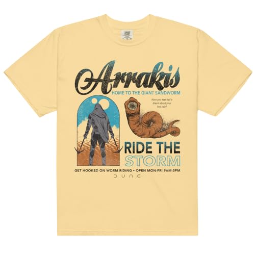 Dune Arrakis Ride The Storm Comfort Colors T-Shirt - Officially Licesned - L