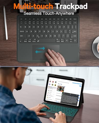 Image of CHESONA Rugged Keyboard Case for iPad 11th(A16,2025) /10th(2022) Generation