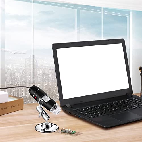 Image of Handheld Digital Microscope, 50X to 1000X USB HD Inspection Camera with OTG Function, 8 Adjustable Lights, Simple , for Facial Skin Scalp