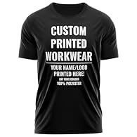 Wicks sweat away from the skin Quick drying properties UPF 30+ UV protection Add your company logo or text to create professional branded teamwear?this custom work t shirt mens range is perfect for promotional events, business uniforms, or team ident...