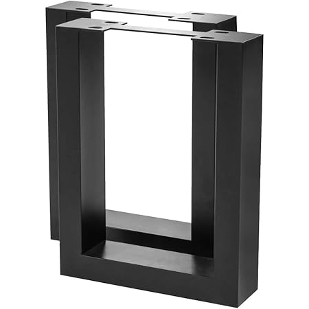HOLZBRINK Pied de Table en étal Noir en Fore de X | Pied de Table HOLZBRINK Pied de Table en étal Noir en Fore de X | Pied de Table