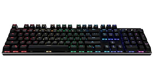 Hcman - Tastiera meccanica RGB a LED per consolle