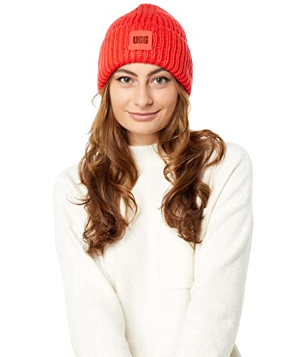 UGG Chunky Rib Beanie Logo, Entzünden (Ignite), Einheitsgröße