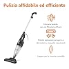 Amazon Basics Scopa Elettrica con Filo, Multifunzione 2-in-1, Motore ECO, Filtro Sostituibile, Ultra Leggera, Nero