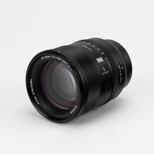 Image of VILTROX 85mm F1.4 Pro FE Full Frame Lens for Sony E, Auto Focus Large Aperture Medium Telephoto with HyperVCM Motor Lens for Sony E-Mount A7IV A7C A9III A1 ZV-E1 A7SIII A7RII A7III A7RIII A7RIV A9 FX3