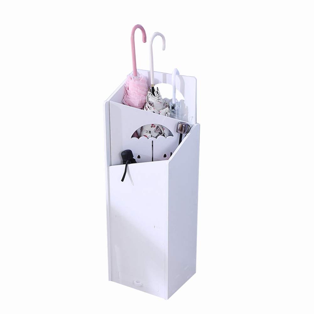 Support de parapluie antirouille avec tiroir d'égouttement étanche pour rangement d'entrée