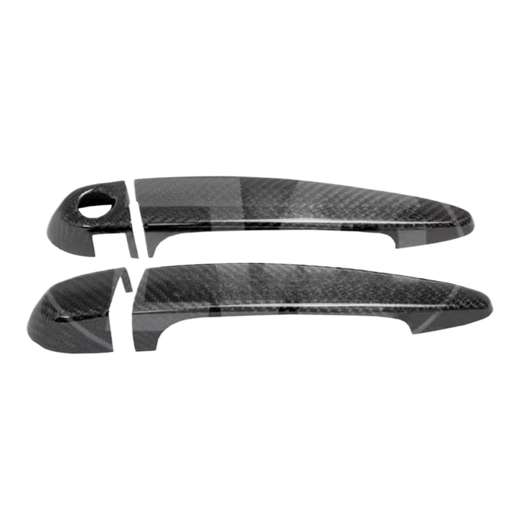 Filwy Onecolor Door Pull Handle Carbon Fiber Compatible With Bmw 3 Series E92 E93 M3 2006-2013 Rhd