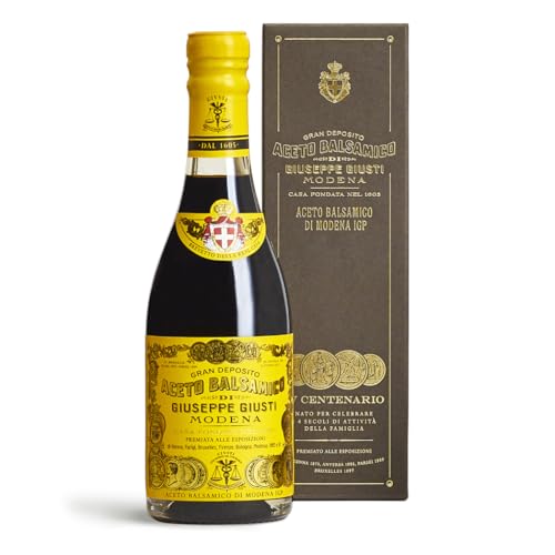 Giusti - Aceto Balsamico di Modena IGP 4 Medaglie d'oro - Champagnotta 250ml con astuccio