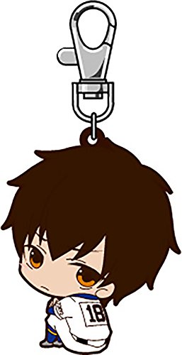 Mascotte en caoutchouc Sawamura Eiji Ace of Diamond Ace of Diamond Bocce-Kun pour fans d'anime