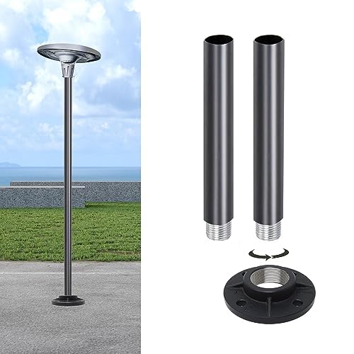 Hardoll Black Aluminium Poles with base for Solar Garden Outdoor UFO Lights (Height: 4 Feet), Lamp NOT included (B0CFDPNHL1) Amazon Price History, Amazon Price Tracker