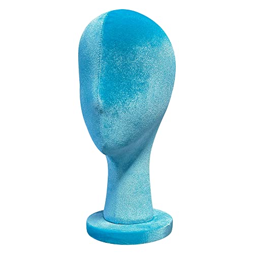 DE-LIANG Schaufensterpuppe Himmelblau 33cm Perückenständer