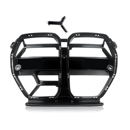 Calandre avant pour BMW M3 G80 et M4 G82 G83 style CSL en ABS noir brillant de 2020+
