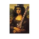 ZILV Rock & Roll Canvas Wall Art Prints Poster Gifts Photo Picture Painting Posters Room Decor Home Decorative 12x18inch(30x45cm)