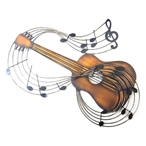 SK Style Bronze Classic Guitar Wall Art Cover
