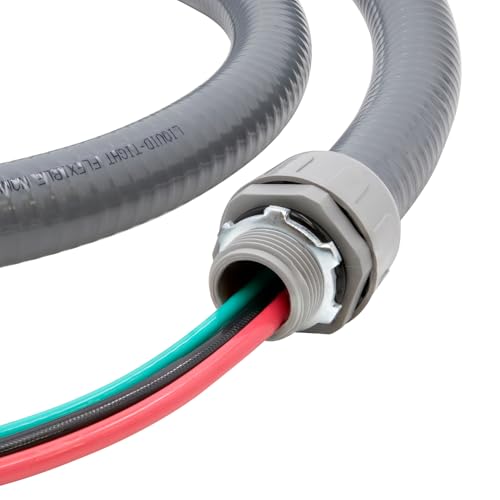 Cable de conducto de PVC anticaídas de tensión con conectores de 1,27 cm 3