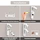TaFiCo Wandleuchte mit Stecker und Kabel 2 Flammig Weiß GU10 - Wandlampe mit Schalter und Stecker Drehbar 350° Moderne für Schlafzimmer Wohnzimmer Korridor - Ohne Leuchtmittel