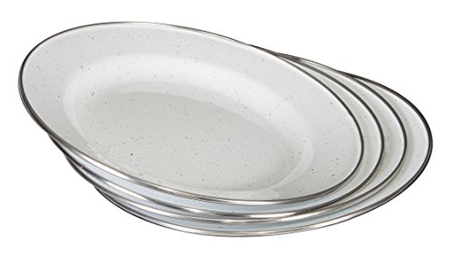 STANSPORT 11220-03 Deluxe conjunto de talheres esmaltados de 24 peças (branco)