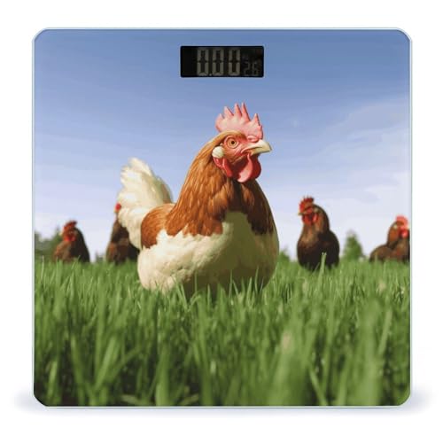 Báscula Digital de Baño con Pantalla LCD y Vidrio Templado miniatura 1