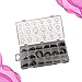 Cabilock 225pcs Carbon Steel C-Type Circlip Retaining Ring External Snap Ring Assortment for Automotive and Industrial Applications