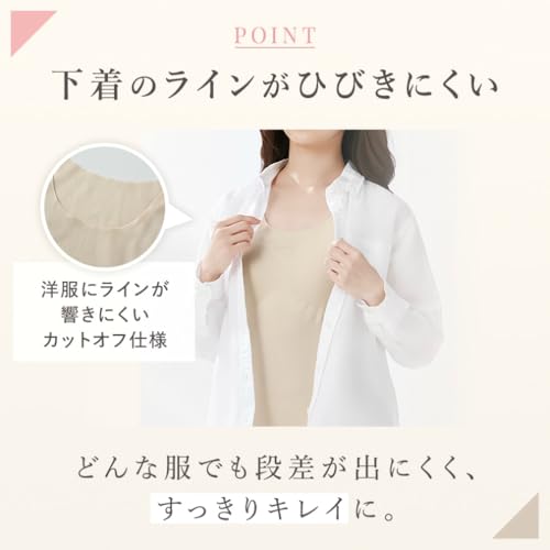 グンゼ キレイラボ KIREILABO 【綿混 完全無縫製インナー】 フィッテ fitte 完全無縫製 KB2046 の商品画像 5