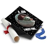 Tassel Toppers - Mandalorian Grad Cap Topper, Grad Cap Decorations or Graduation Accessories