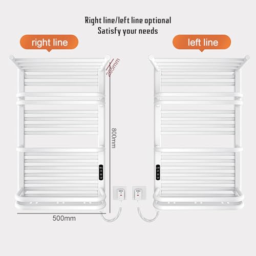 Calentador de toallas para eliminar la humedad con estante térmico de pared digital 7