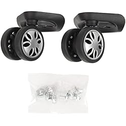 Maletas Pet Ruedas de Equipaje para 2 Uds PP Pet A68 Maleta Lockbox Ruedas Silenciosas para Ruedas Giratorias Accesorios de Ruedas Ruedas de Grados