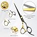 Wenshall Professional Black Gold Hair Scissors 6.89