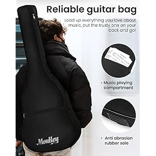 Moukey Guitare Acoustique 4/4 pour Débutant Adolescent Adulte Guitare Folk 41 Pouces avec Poster d’Accords Guitare… - Les Beatles, Paul McCartney, John Lennon, RIngo Starr, George Harrison Moukey Guitare Acoustique 4/4 pour Débutant Adolescent Adulte Guitare Folk 41 Pouces avec Poster d'Accords Guitare… – Image 5