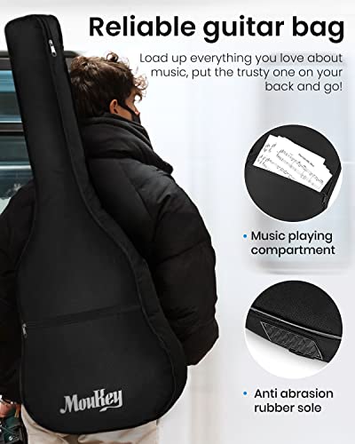 Moukey Guitare Acoustique 4/4 pour Débutant Adolescent Adulte Guitare Folk 41 Pouces avec Poster d’Accords Guitare… - Les Beatles, Paul McCartney, John Lennon, RIngo Starr, George Harrison Moukey Guitare Acoustique 4/4 pour Débutant Adolescent Adulte Guitare Folk 41 Pouces avec Poster d'Accords Guitare… – Image 6