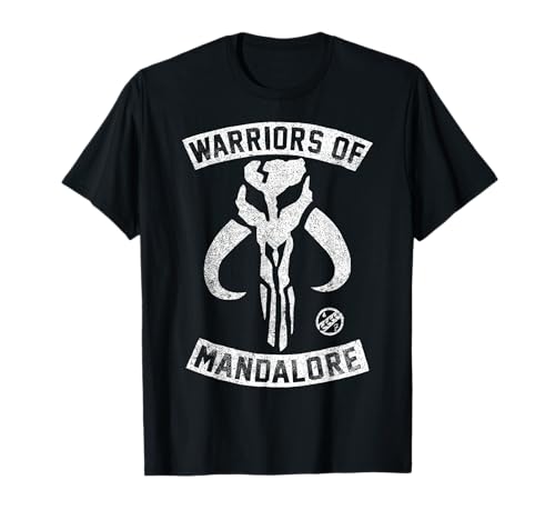 T-shirt Star Wars Mandalore Clan Skull col rond coupe confortable anti-déformation