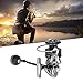 Kuuleyn Fishing Reel Reels, Fishing Reels, Fishing Reel 5.2:1 13+1BB Without Gaps Bearings Reel Smooth Metal Spool Body