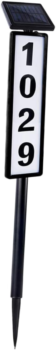 Outdoor Solar Lanterns Easy Install House Numbers Sign Led Address Numbers for Houses Porch Decor