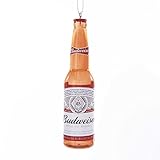 Kurt Adler Budweiser Beer Bottle Ornament