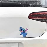 Stitch Funny Car Decals Stickers for Women Men Van Trucks Motorcycle Laptop Decals Vinyl Waterproof