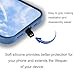 10 Packs of Easy to Grip Phone Dust Plugs, Charging Port Cover for Lightning, with Plug Bracket, Storage Box, Compatible with iPhone 14 13 12 11 X XS XR 8 7 SE
