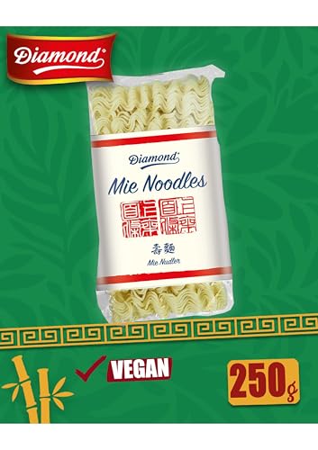 DIAMOND Mie Nudeln, Weizennudeln ohne Ei, schnell und einfach zubereitet, vegetarisch - 1 x 250 g