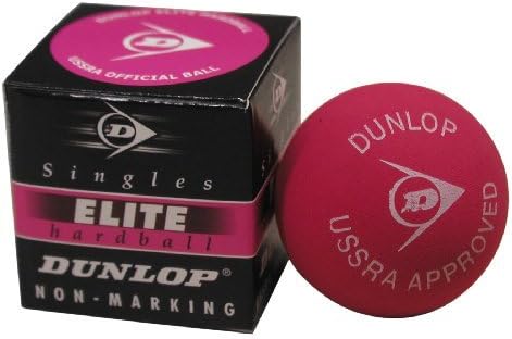 Dunlop Sports Squash Singles White Dot Hardball, Box of 12 by Dunlop Sports