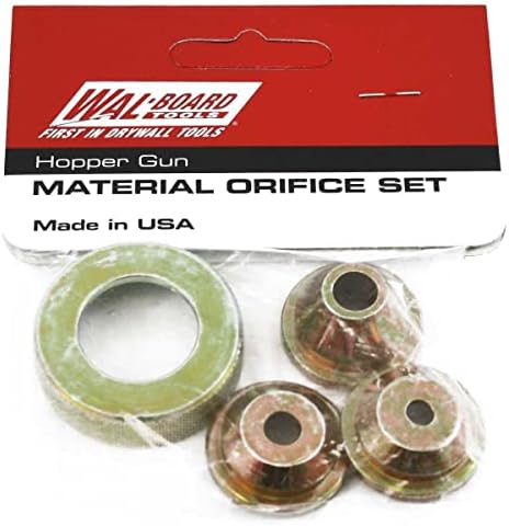 Wal-Board Drywall Texture Hopper Gun Orifice Set - 3 Tips - Fits Texture-Pro 200, Spray-Pro, Professional Texture Sprayer Models