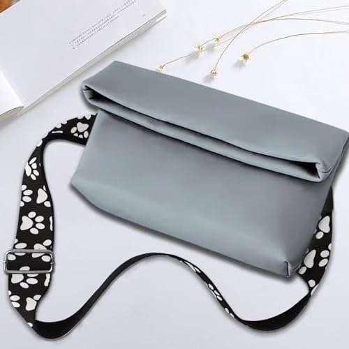 Image of Adjustable Purse Strap Replacement, Wide Shoulder Canvas Bag Strap, Crossbody Handbag Strap
