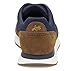 Johnston & Murphy Men's Chase Perfed T-Toe Sneaker, Navy Suede/Snuff Oiled Suede, 11.5 M